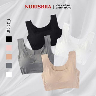 Áo Ngực Không Gọng Mút Mỏng Tháo Rời Tiện Lợi - Áo Lót Học Sinh Bản To Dây Su Mềm Mại NORISBRA A5262