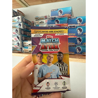 [ Pack Lẻ 3 Insert ] Match Attax Champions league 2023/24 23/24 ( Pack 12 thẻ ) ( 3 insert )