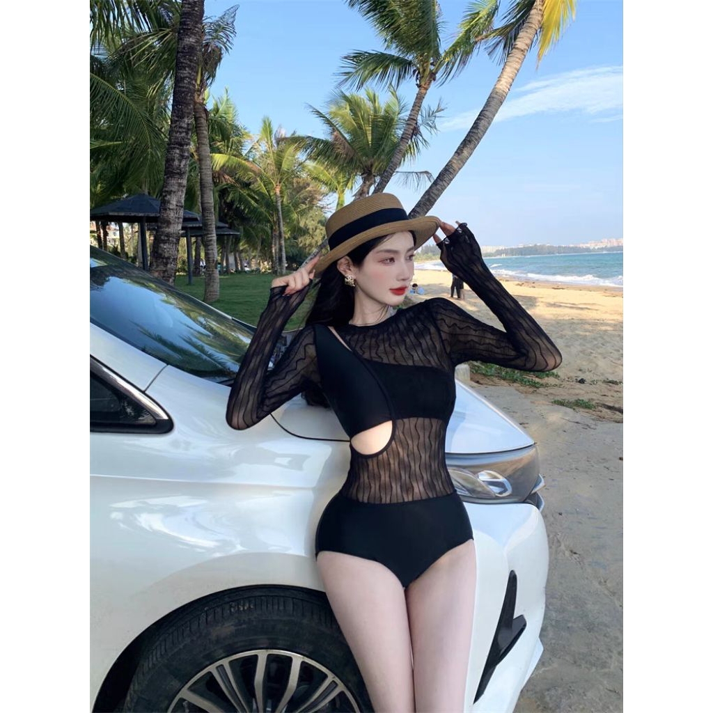 đồ bơi , bikini 1 mảnh pha ren đen