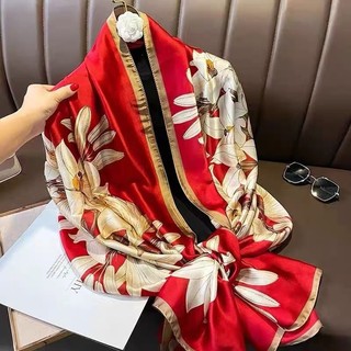 Khăn lụa dài quàng cổ chất đẹp 90x180cm THY THY STORE