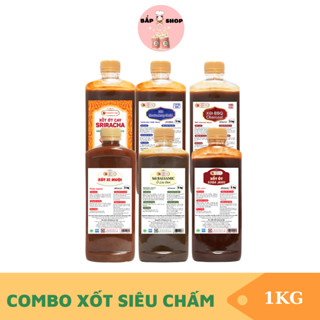  Sốt chấm & ướp 1Kg  sốt BBQ sốt ớt Sriracha tương ớt sốt salad sốt xí muội  - TomatoT&P NPP 