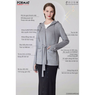 Áo chống nắng dáng lửng Suntop Cooling Format chống tia UV