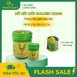 [CHUẨN THÁI] Ống, Lọ Dầu Hít Xoang Thông Mũi Hũ Hít Xanh Herbal Inhalant 2gr, 5gr