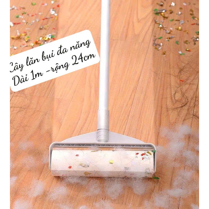 Cây Lăn Bụi Đa Năng 24cm Cán Dài