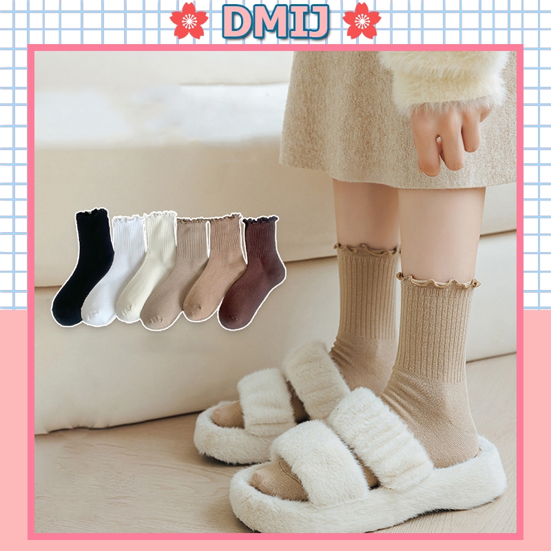 Tất nữ cổ cao phong cách vintage Hàn Quốc vớ nữ cổ cao nhiều màu đáng yêu TDN21