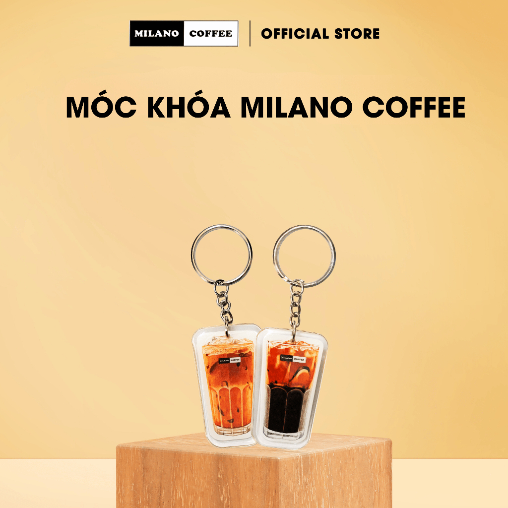 [Hàng tặng không bán] Móc khóa cà phê MILANO COFFEE