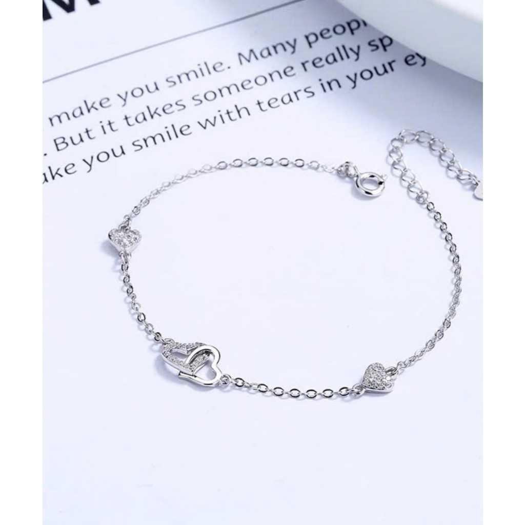 Lắc tay nữ bạc ta lắ tim lồng