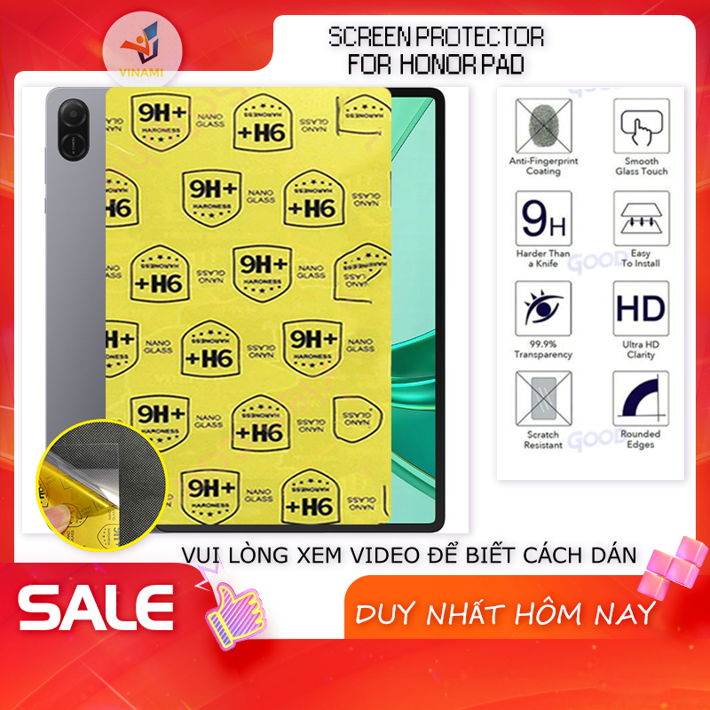 Cường lực dẻo 9H+ Bảo vệ màn hình honor pad x8a / honor pad x8a/ honor pad x8/ honor pad x9