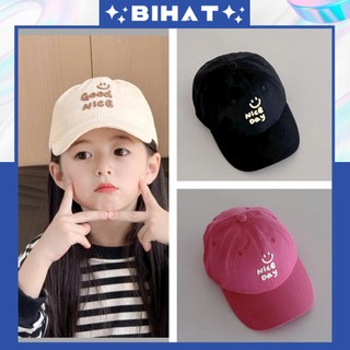 Mũ lưỡi trai cho bé hình siêu dễ thương , Mũ cho bé gái thêu nice dễ thương MU508 [6-11 tuổi]