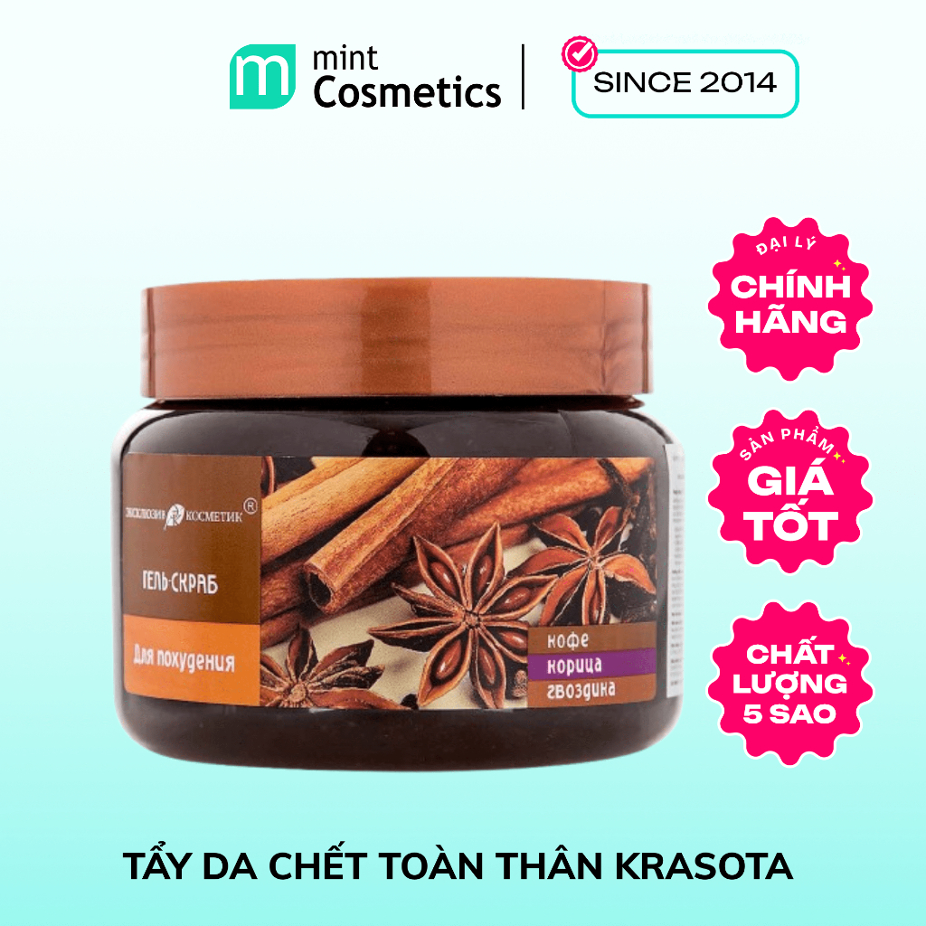 Tẩy da chết toàn Thân Krasota (giao ngẫu nhiên bao bì)