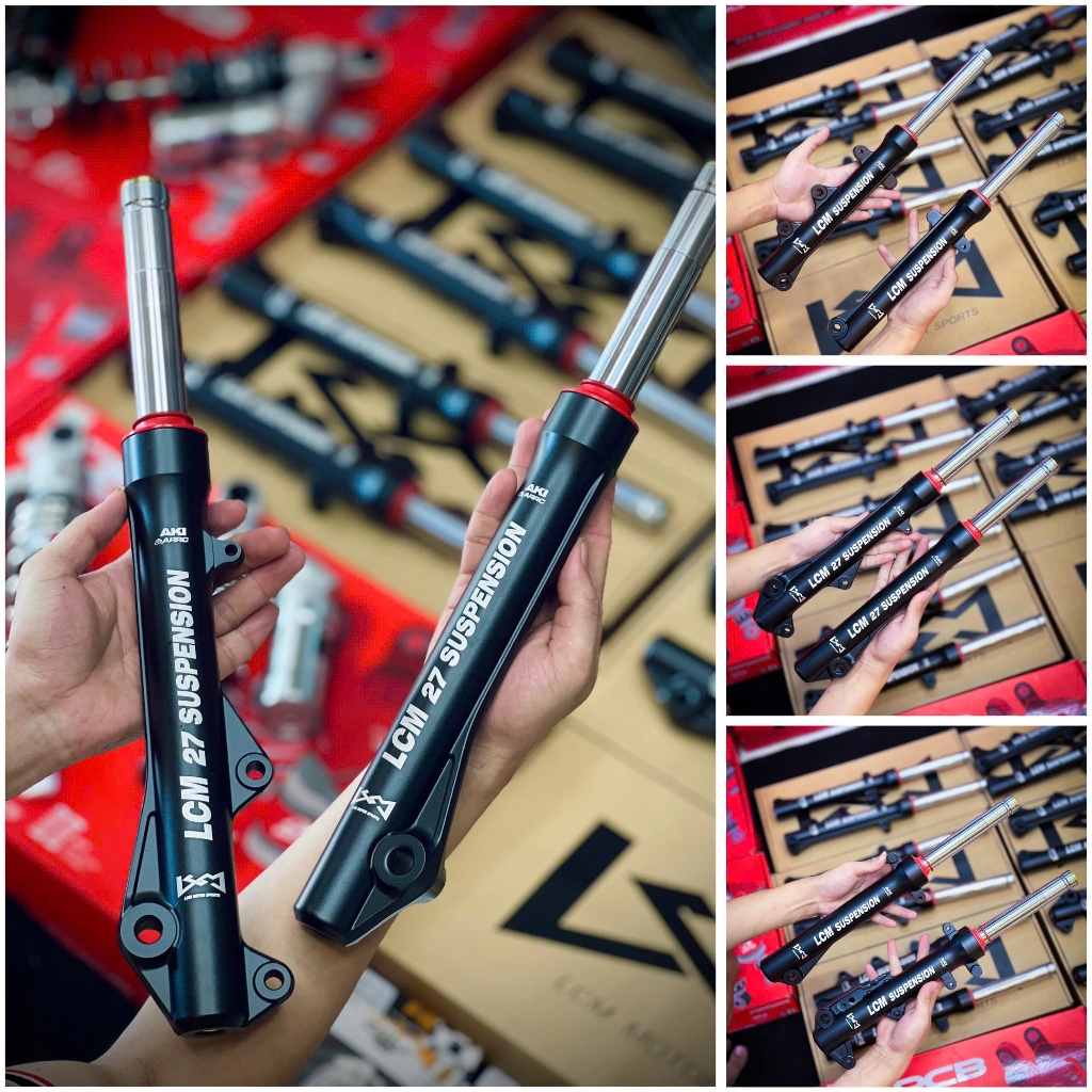 Phuộc Trước LCM chính hãng cho EX135, EX150, AB125, VARIO160 ABS, CLICK, LEAD 125 SH350i