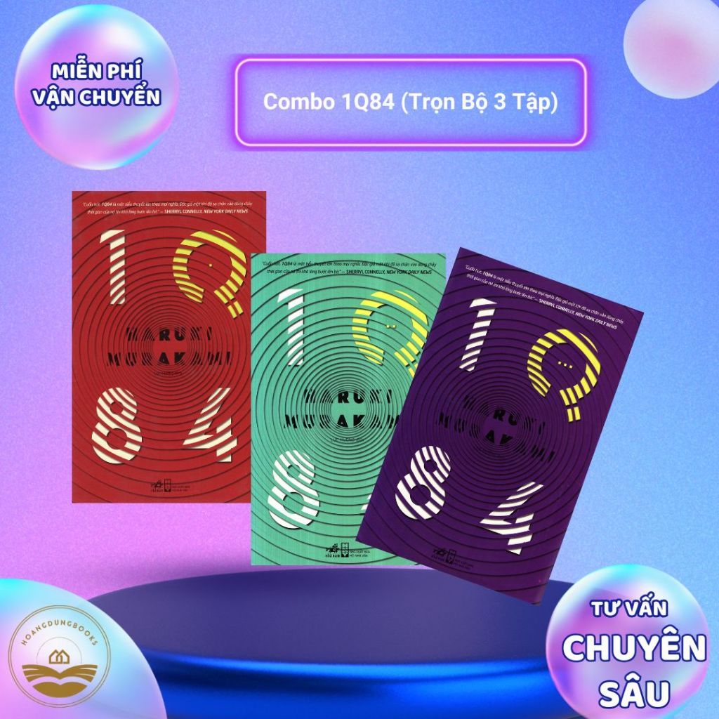 Sách - Combo 1Q84 (Trọn Bộ 3 Tập)