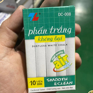 (Chỉ Giao Hỏa Tốc) Combo 10 Hộp Phấn Trắng Không Bụi Thiên Long DC-008
