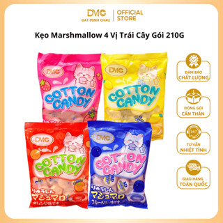 Kẹo Marshmallow 4 Vị Trái Cây Dâu Nho Cam Chanh Gói 210G
