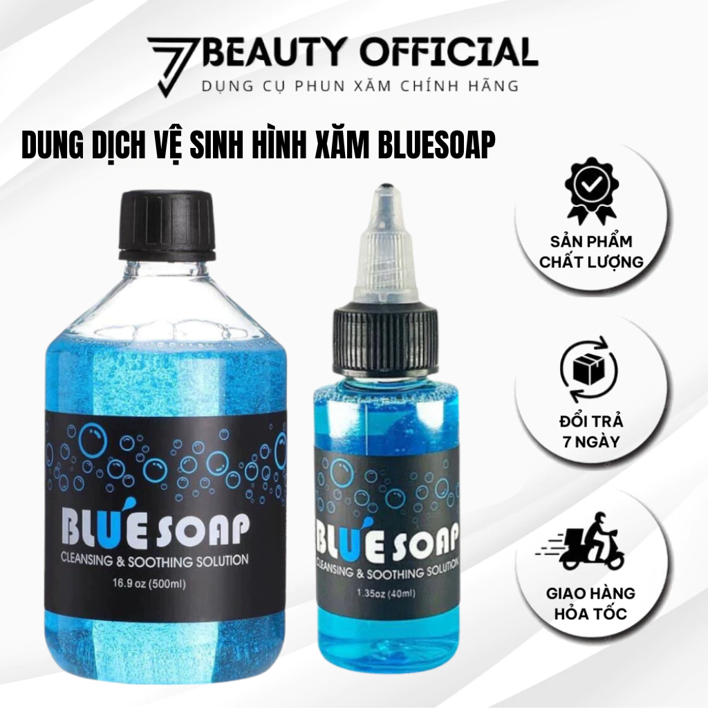Dung Dịch Vệ Sinh Hình Xăm BlueSoap