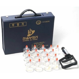 [Hàng mới về] Set 17 cốc giác hơi mát xa cơ thể HANSOL tiện dụng