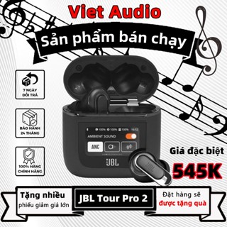 Tai nghe Bluetooth True Wireless JBL Tour Pro 2 (Bluetooth 5.3 |  IPX5 | Di động, Ngoài trời )