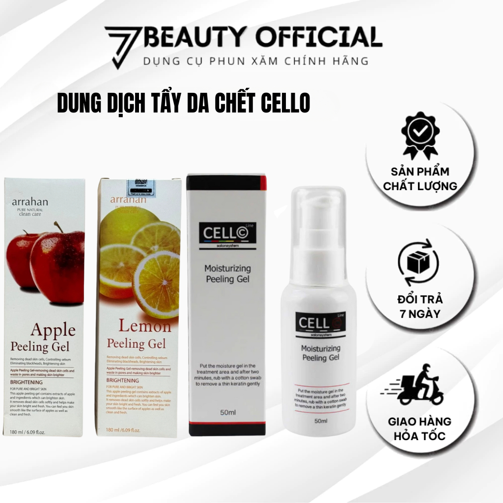 Dung Dịch Tẩy Da Chết Cello Hàn Quốc