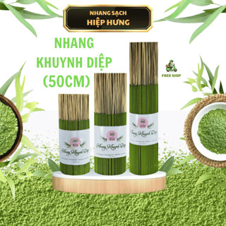 NHANG KHUYNH DIỆP 50CM - Thành phần tự nhiên,ít khói,hương thơm the mát,đuổi muỗi và côn trùng