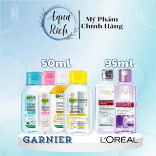 Tẩy Trang Garnier 50ml - Loreal 95ml - Mini