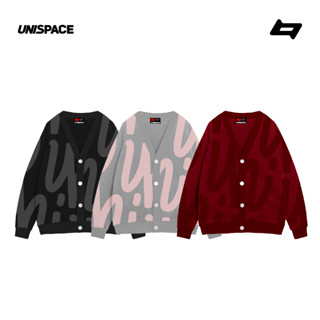 Áo cardigan nỉ local brand By UniSpace Signature áo khoác unisex nam nữ Blush