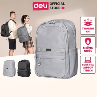 [Deli VPP] Balo Học Sinh Deli Laptop 17inch Cap Cấp Chống Nước Thoáng Khí Thời Trang Đi Học Đi Chơi