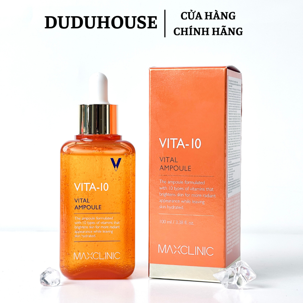 Tinh Chất MaxClinic Dưỡng Da Căng Bóng, Ngăn Ngừa Lão Hóa, Mờ Thâm Nám, Cấp Ẩm Tức Thì 100ml