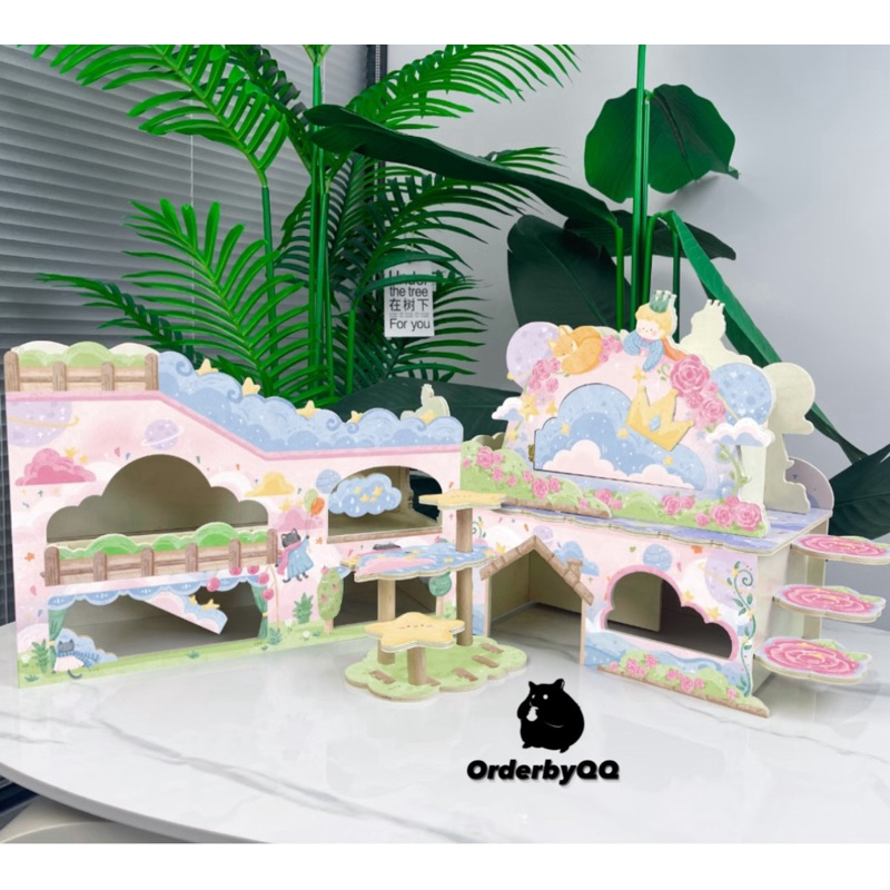 <ORDER> Phụ Kiện Gỗ Hamster Trang Trí