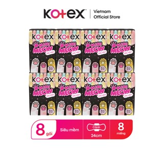  Combo 8 Băng vệ sinh Kotex Mini Meow Siêu mềm SMC 8x16 