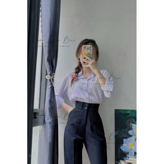[Mã XĐ2] Quần Tây Xanh Đen 2 Nút