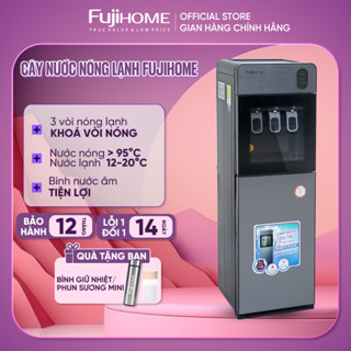 Cây nước nóng lạnh Fujihome nhập khẩu, bình âm tủ máy lọc nước nóng lạnh mini dispenser water chính hãng