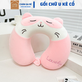  Gối chữ U đỡ cổ cao su non êm và đẹp kê cổ chống đau mỏi vai gáy dùng cho văn phòng du lịch quà tặng nhiều hình giá rẻ 