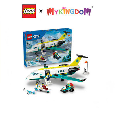 Đồ Chơi Lắp Ráp Máy Bay Cứu Hộ Khẩn Cấp LEGO CITY 60465 (403 chi tiết)