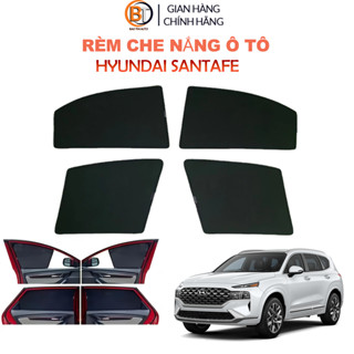 Rèm che nắng cho xe Hyundai Santafe 2005 - 2006,2007-2012, 2013-2018,2019-2023dùng cho cửa kính xe hơi có nam châm