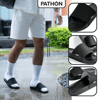  SD23N Dép nam nữ quai ngang slipper Pathon quai PVC: ĐEN NÂU XÁM  HỒNG TRẮNG SD23N ĐẾ IP. 