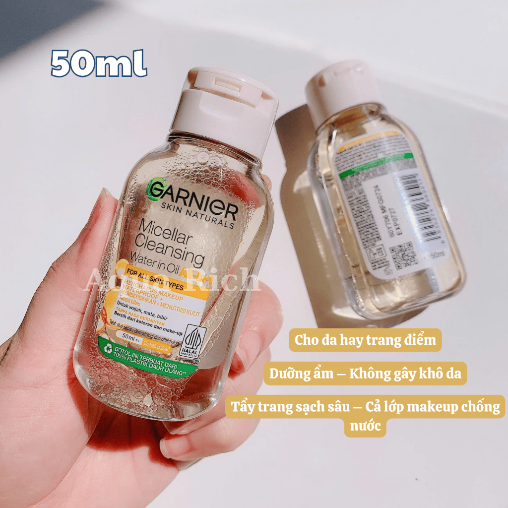 Tẩy Trang Garnier 50ml - Loreal 95ml - Mini | BigBuy360 - bigbuy360.vn
