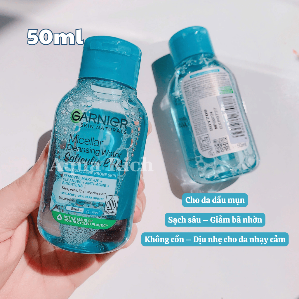 Tẩy Trang Garnier 50ml - Loreal 95ml - Mini | BigBuy360 - bigbuy360.vn