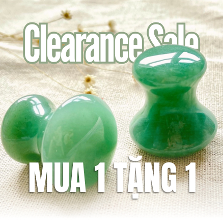 [Mua 1 Tặng 1 - Clearance Sale] Nấm Guasha massage mặt cao cấp