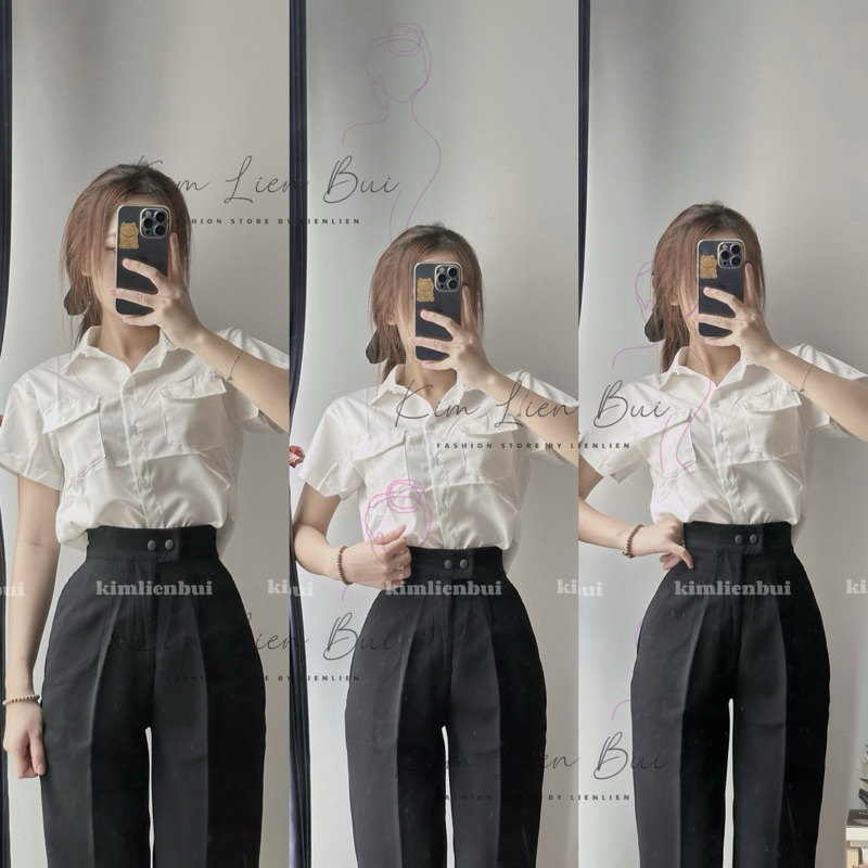 [Mã 19] Quần Tây 2 Nút Bấm