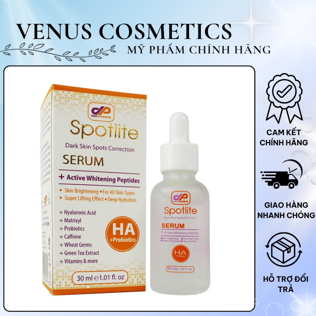 [Công ty] Serum làm trắng và cấp ẩm Spotlite Dark Skin Spots Correction Danpharm 30ml