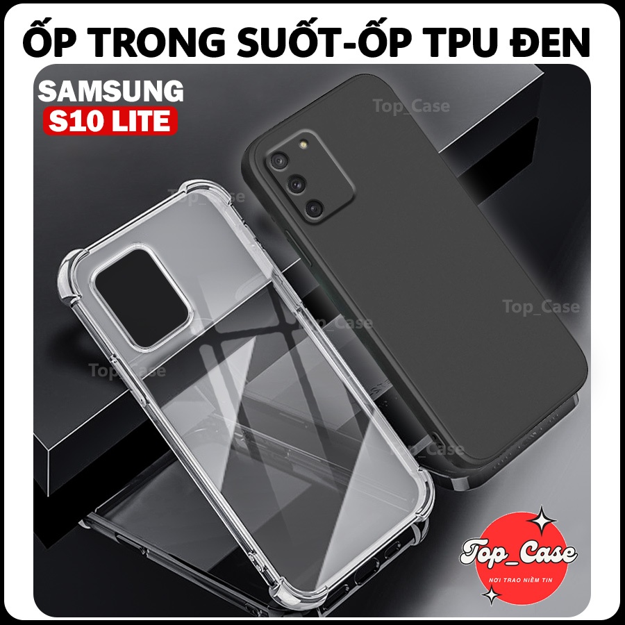 Ốp lưng Samsung S10 Lite Chống Sốc,Trong Suốt,Bảo vệ camera toàn diện