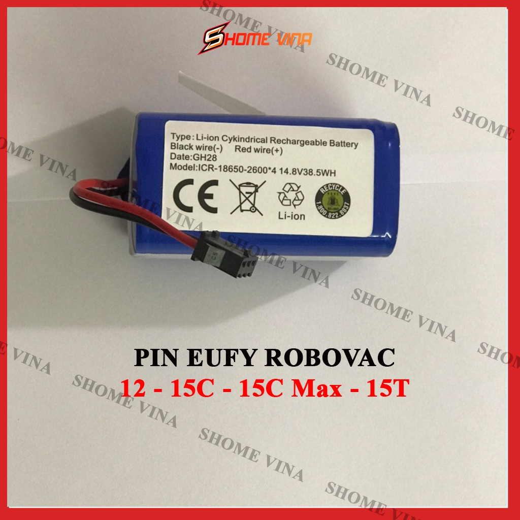 Pin robot hút bụi Eufy 12 - 15C - 15C Max - 15T.