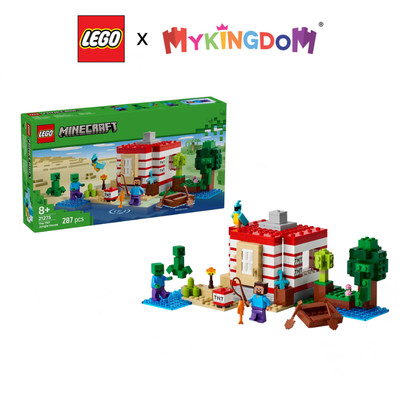 Đồ Chơi Lắp Ráp Pháo Đài TNT Trong Rừng LEGO MINECRAFT 21275 (287 chi tiết)