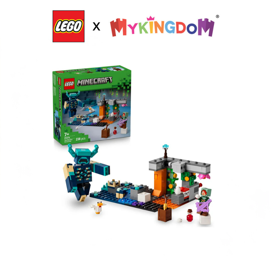 Đồ Chơi Lắp Ráp Cuộc Chạm Trán Warden LEGO MINECRAFT 21274 (238 chi tiết)