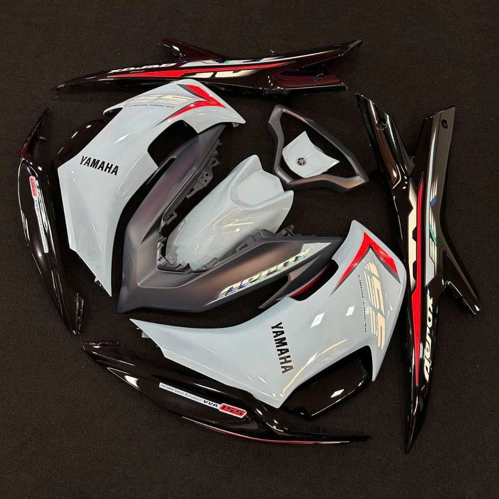 Tem rời NVX 155 V2 thiết kế chữ AEROX đẹp mắt - Decal 3 lớp cao cấp, chống nước, không bay màu