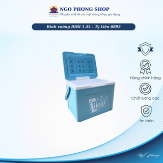 Bình đá vuông mini 1.5L BIBI Tý Liên 0895 – Thùng đá vuông nhỏ gọn, giữ lạnh lâu, tay cầm chắc chắn.