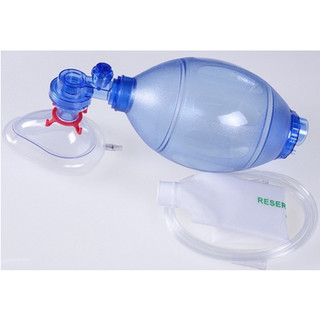 Bóng bóp Ambu cấp cứu oxy tập thở [người lớn, trẻ em]