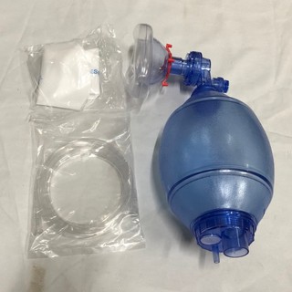 Bóng bóp Ambu cấp cứu oxy tập thở [người lớn, trẻ em]