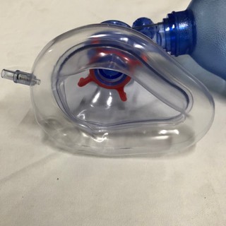 Bóng bóp Ambu cấp cứu oxy tập thở [người lớn, trẻ em]