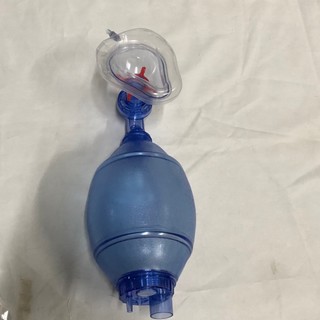 Bóng bóp Ambu cấp cứu oxy tập thở [người lớn, trẻ em]